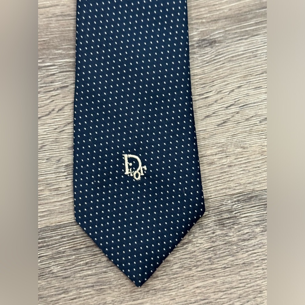 Vintage Dior Navy Tie From Kennedy’s Men Store
